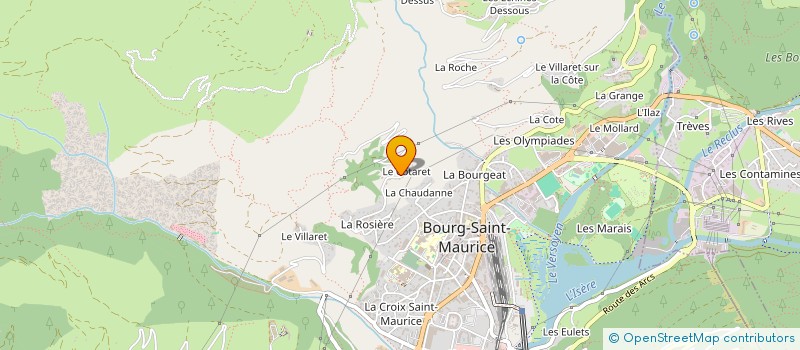 localisation de l'entreprise MONSIEUR ALEX POINTET  BOURG-SAINT-MAURICE