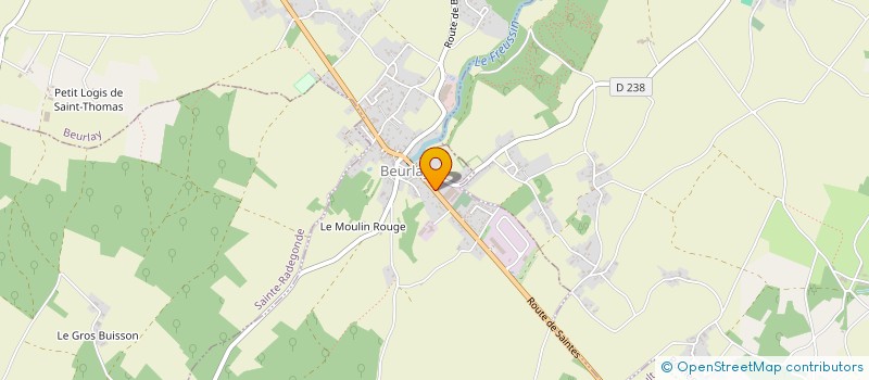 localisation de l'entreprise MONSIEUR ALEX PUJAT  BEURLAY