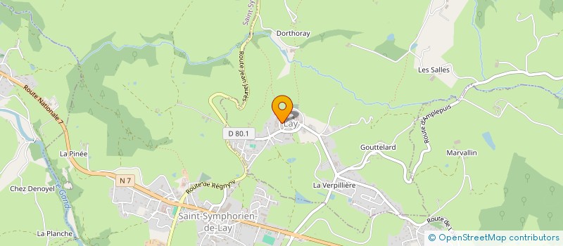 localisation de l'entreprise MONSIEUR ALEX PURAVET  LAY