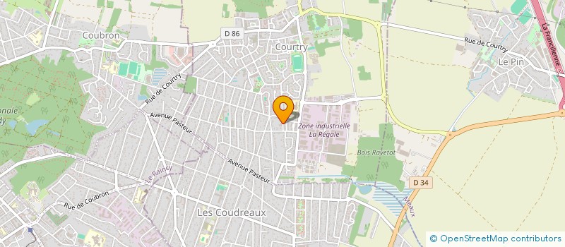 localisation de l'entreprise MONSIEUR ALEX RADOSAVLJEVIC à COURTRY