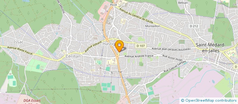 localisation de l'entreprise MONSIEUR ALEX RAGONNET  SAINT-MEDARD-EN-JALLES