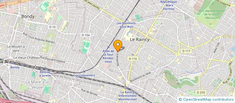 localisation de l'entreprise MONSIEUR ALEX RAYNAUD à LE RAINCY