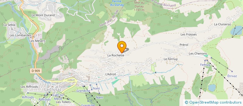 localisation de l'entreprise MONSIEUR ALEX REMONNAY à LA CLUSAZ