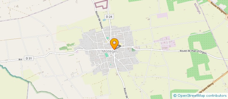 localisation de l'entreprise MONSIEUR ALEX REY  MOLLEGES