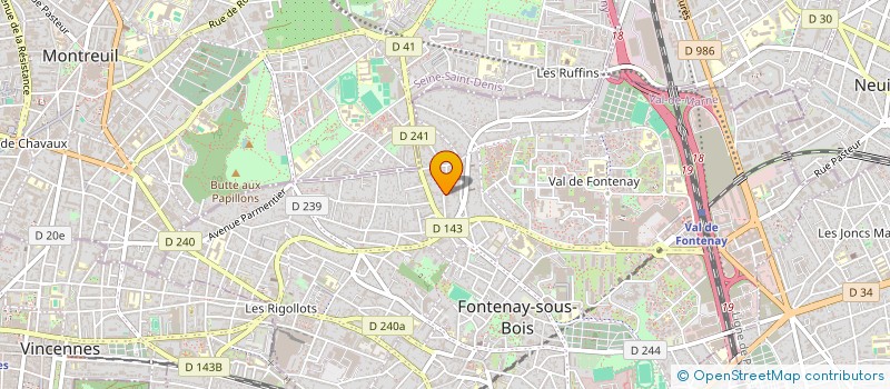 localisation de l'entreprise MONSIEUR ALEX RICHMOND à FONTENAY-SOUS-BOIS
