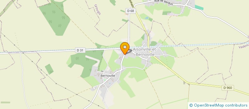 localisation de l'entreprise MONSIEUR ALEX RISCHEBE  AISONVILLE-ET-BERNOVILLE