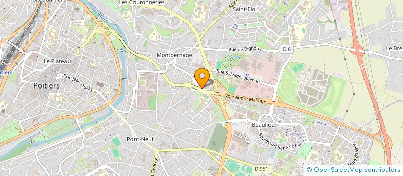 localisation de l'entreprise MONSIEUR ALEX RIVIERE à POITIERS