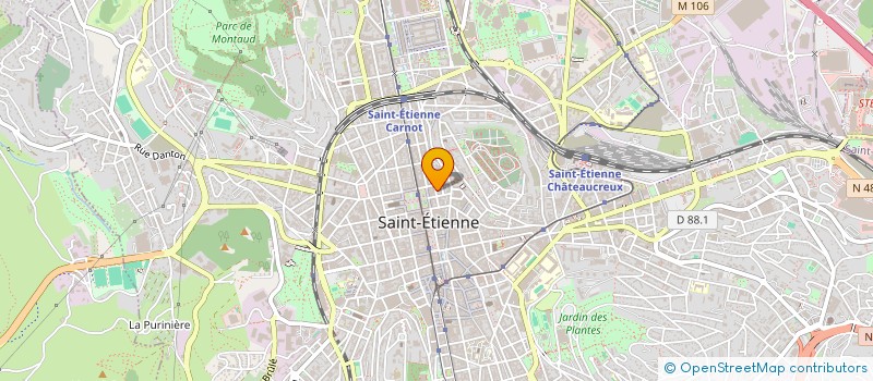 localisation de l'entreprise MONSIEUR ALEX ROBIN  SAINT-ETIENNE