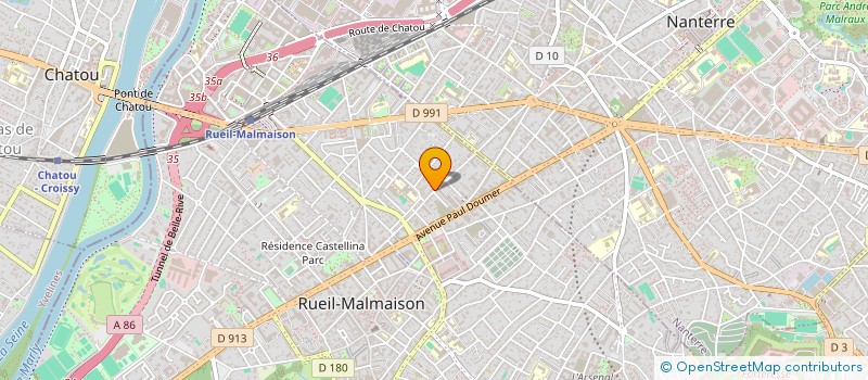 localisation de l'entreprise MONSIEUR ALEX ROCHET à RUEIL-MALMAISON