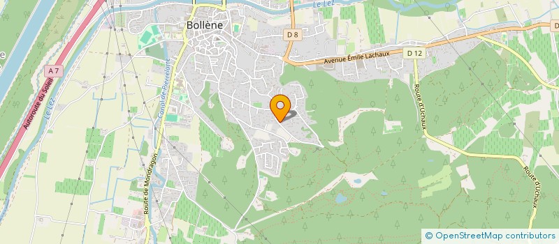 localisation de l'entreprise MONSIEUR ALEX RODRIGUEZ  BOLLENE