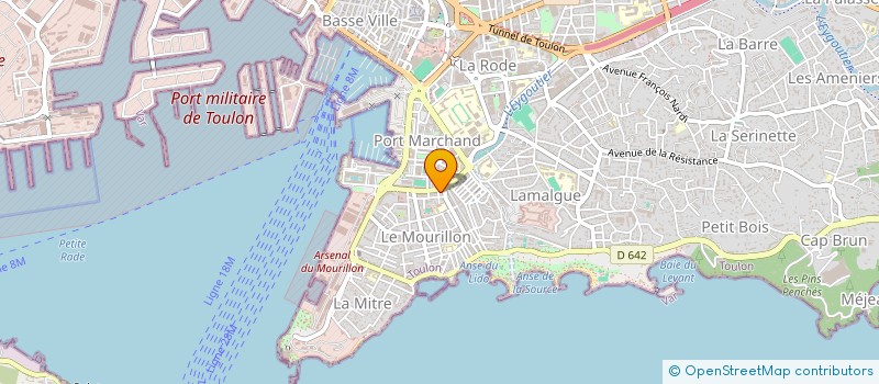 localisation de l'entreprise MONSIEUR ALEX ROEHR à TOULON