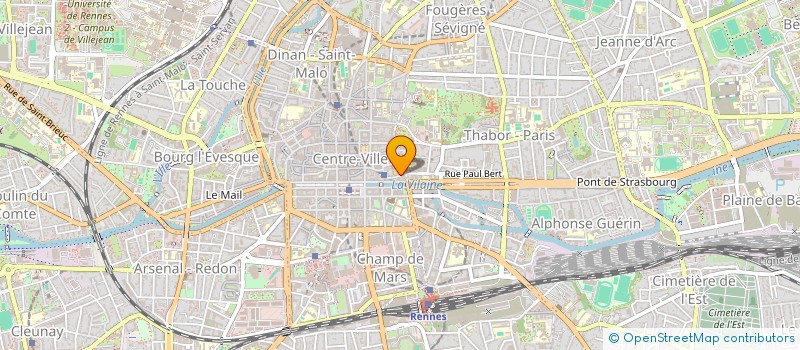 localisation de l'entreprise MONSIEUR ALEX RONSIN  RENNES