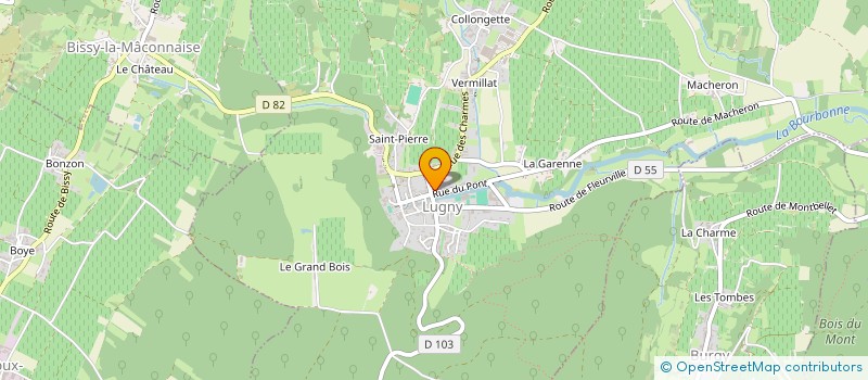 localisation de l'entreprise MONSIEUR ALEX ROUGEOT à LUGNY