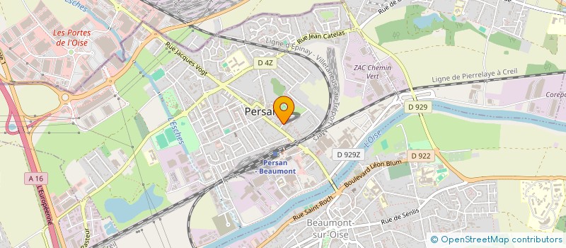 localisation de l'entreprise MONSIEUR ALEX RUSCADE  PERSAN