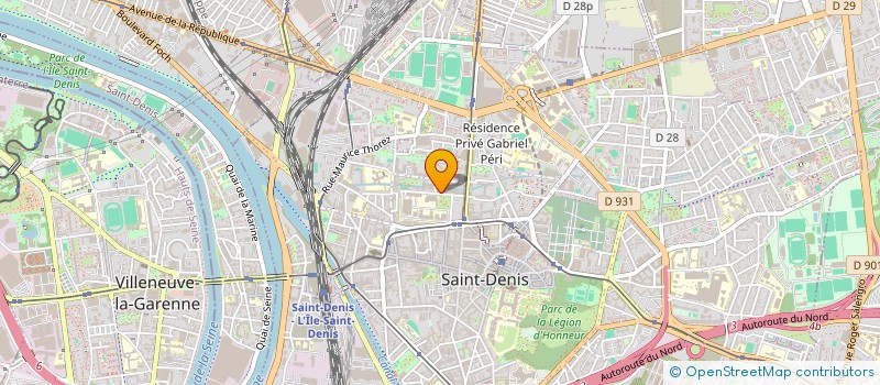 localisation de l'entreprise MONSIEUR ALEX SAMAKE  SAINT-DENIS
