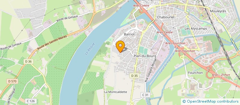 localisation de l'entreprise MONSIEUR ALEX SANCHE  ARLES