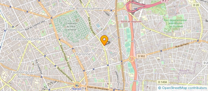 localisation de l'entreprise MONSIEUR ALEX SAUVANT  PARIS