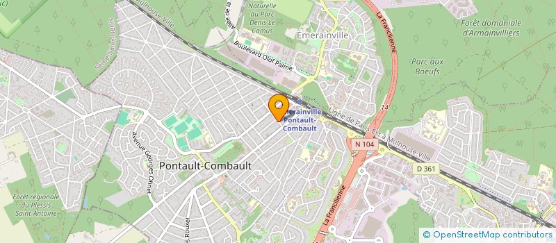 localisation de l'entreprise MONSIEUR ALEX SILVA BORGES à PONTAULT-COMBAULT