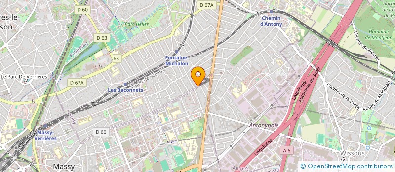 localisation de l'entreprise MONSIEUR ALEX SIMONNEY à ANTONY