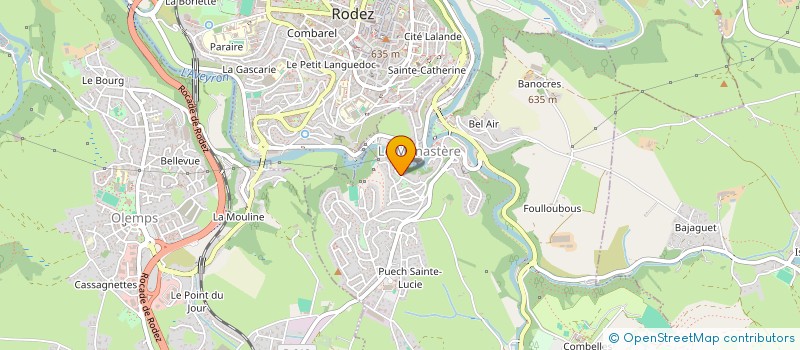 localisation de l'entreprise MONSIEUR ALEX SOULIE  LE MONASTERE