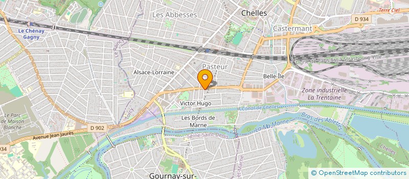 localisation de l'entreprise MONSIEUR ALEX STANEY COELHO FARIAS  CHELLES