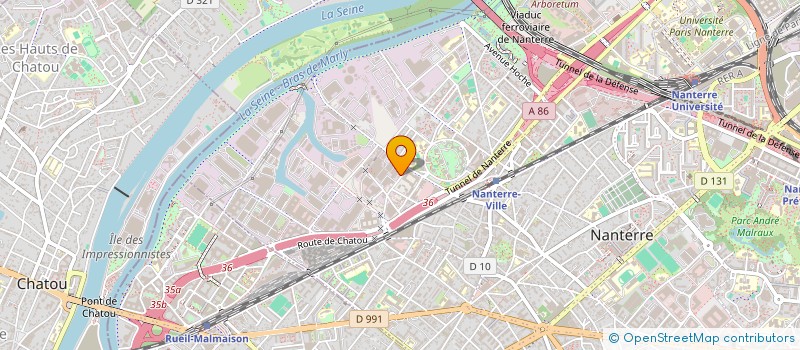 localisation de l'entreprise MONSIEUR ALEX-STEPHANE PATAT MBAKOP  NANTERRE