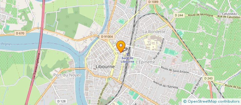 localisation de l'entreprise MONSIEUR ALEX-STILES BRUYAND à LIBOURNE