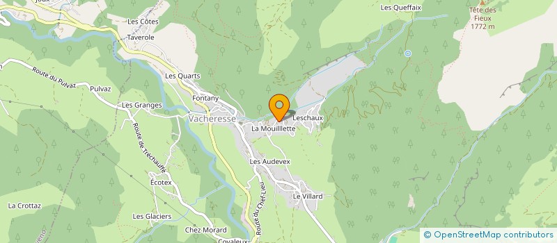 localisation de l'entreprise MONSIEUR ALEX TAGAND  VACHERESSE