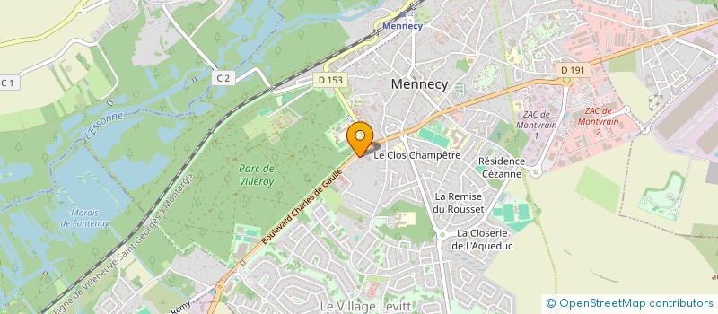 localisation de l'entreprise MONSIEUR ALEX TARDIF à MENNECY