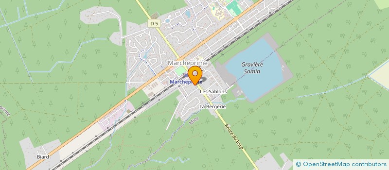 localisation de l'entreprise MONSIEUR ALEX THARION  MARCHEPRIME