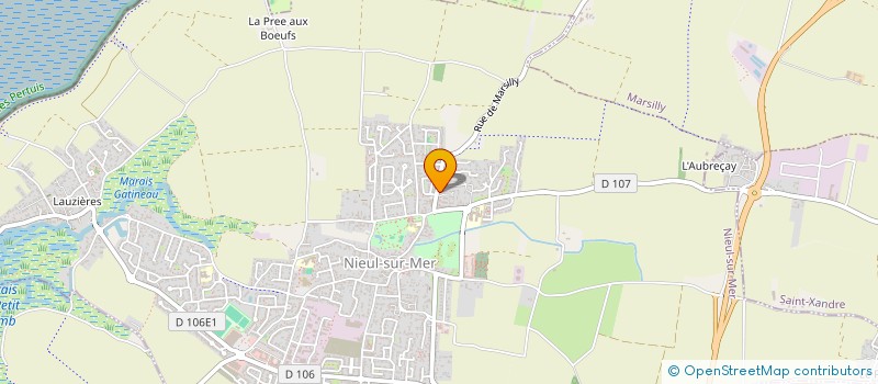 localisation de l'entreprise MONSIEUR ALEX THIBAUDEAU  NIEUL-SUR-MER