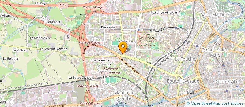 localisation de l'entreprise MONSIEUR ALEX THIEFFRY  RENNES