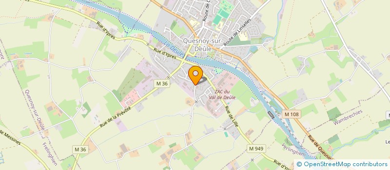 localisation de l'entreprise MONSIEUR ALEX TONATI à QUESNOY-SUR-DEULE