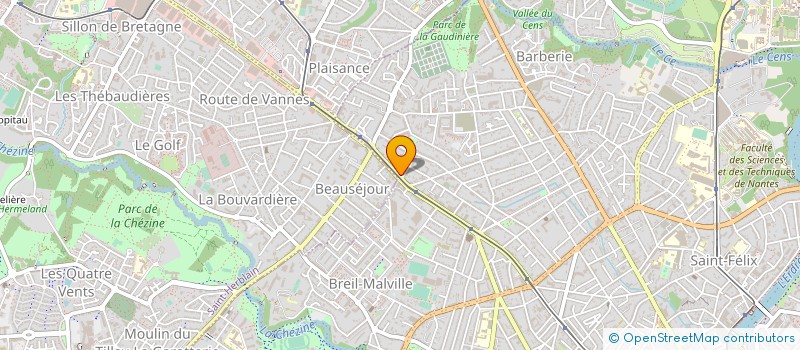localisation de l'entreprise MONSIEUR ALEX TOURE à NANTES