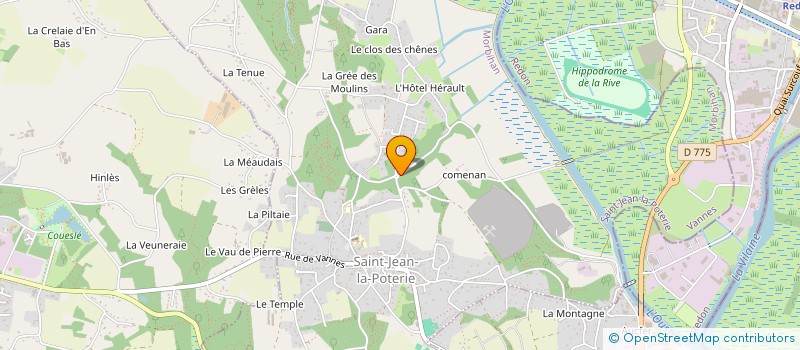 localisation de l'entreprise MONSIEUR ALEX VAILLANT  SAINT-JEAN-LA-POTERIE