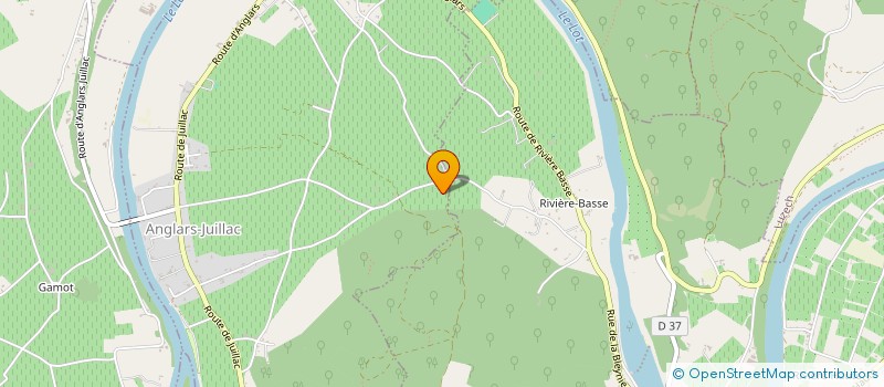 localisation de l'entreprise MONSIEUR ALEX VAN DE VELDE  ANGLARS-JUILLAC