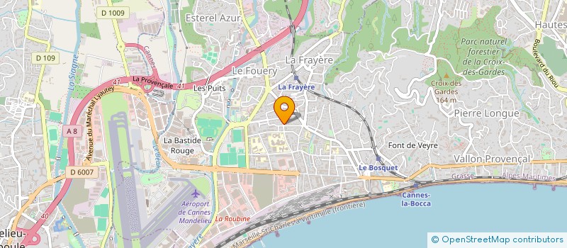 localisation de l'entreprise MONSIEUR ALEX VARELA GONCALVES  CANNES