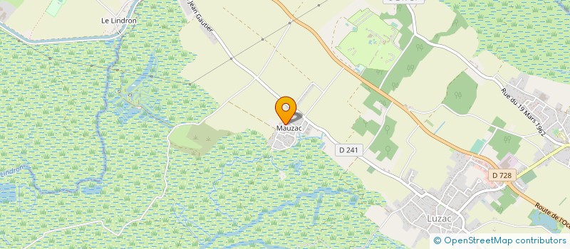 localisation de l'entreprise MONSIEUR ALEX VEDEAU  SAINT-JUST-LUZAC