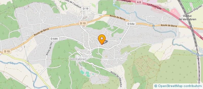 localisation de l'entreprise MONSIEUR ALEX VEISSID  VENTABREN