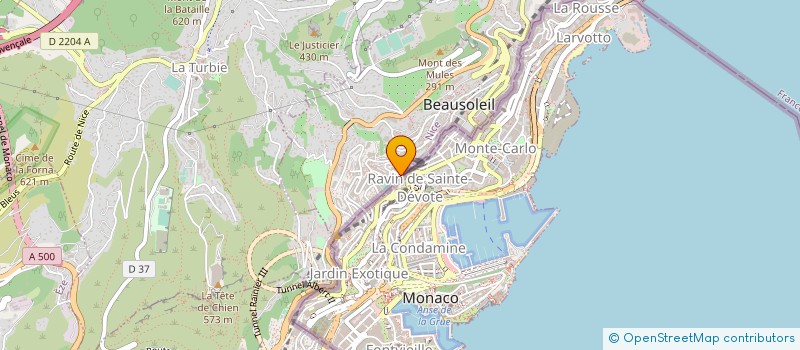 localisation de l'entreprise MONSIEUR ALEX VORNETTI  BEAUSOLEIL