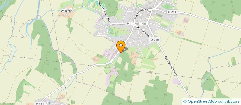 localisation de l'entreprise MONSIEUR ALEX WACH  HILSENHEIM