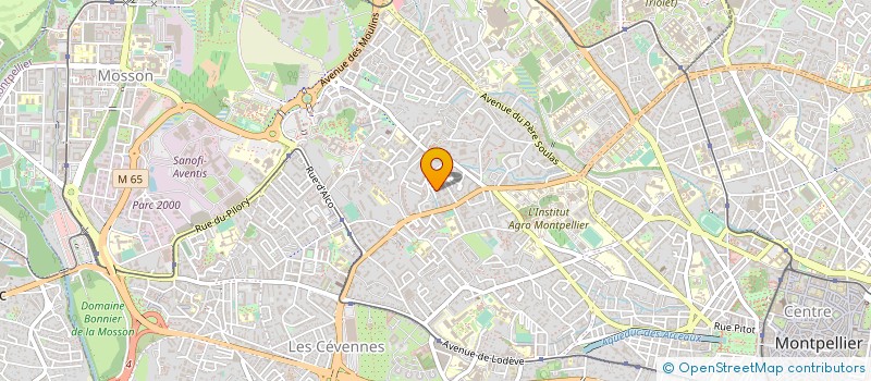 localisation de l'entreprise MONSIEUR ALEX WESSEUBORG à MONTPELLIER