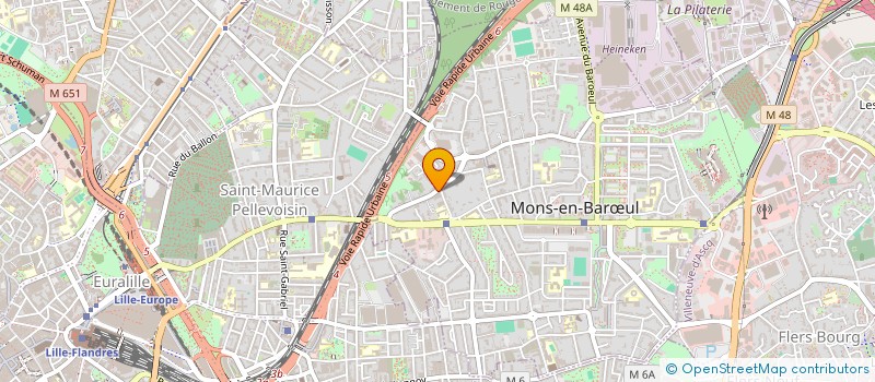 localisation de l'entreprise MONSIEUR ALEX WIDLOCHER  MONS-EN-BARUL