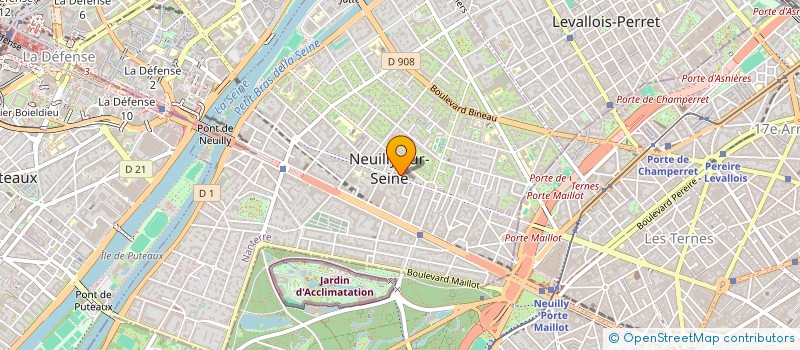 localisation de l'entreprise MONSIEUR ALEX Z à NEUILLY-SUR-SEINE