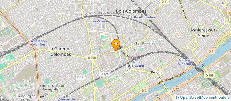 localisation de l'entreprise MONSIEUR ALEX ZHENG à BOIS-COLOMBES
