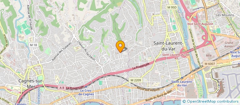 localisation de l'entreprise MONSIEUR ALEXAMDRE MATA à CAGNES-SUR-MER