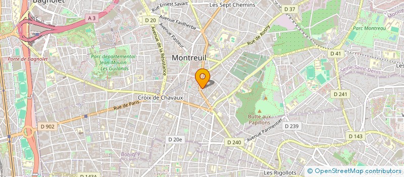 localisation de l'entreprise MONSIEUR ALEXAN MESROPYAN à MONTREUIL