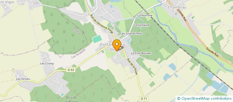 localisation de l'entreprise MONSIEUR ALEXANDER BIOLAN  FONTAINE-SOUS-JOUY