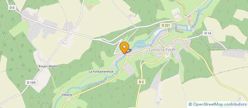 localisation de l'entreprise MONSIEUR ALEXANDER BRZESKI  LYONS-LA-FORET