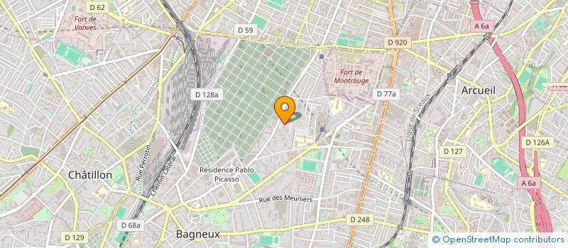 localisation de l'entreprise MONSIEUR ALEXANDER CARSENTI  BAGNEUX